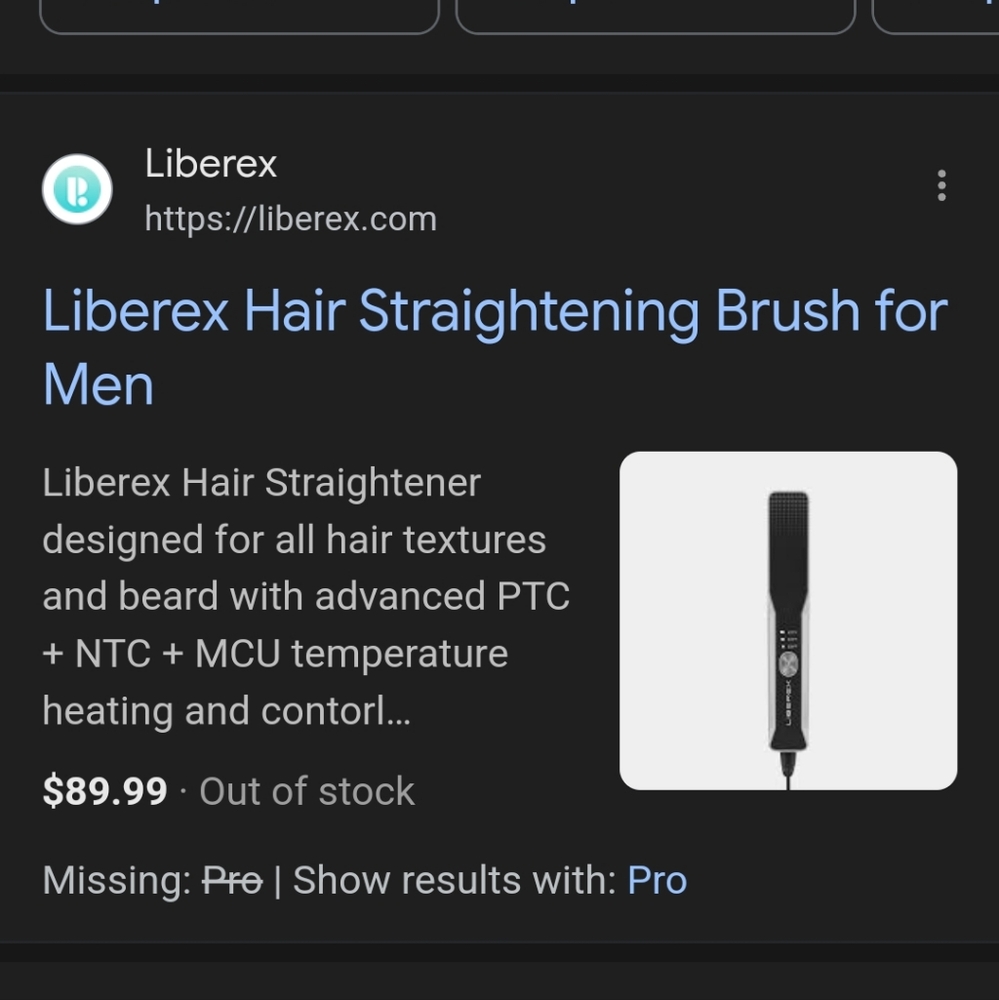 Beard Straightening Brush for Men. Can Also Be Used For Your Hair.